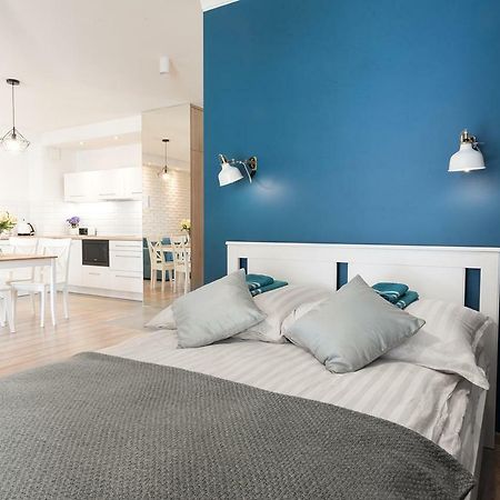 Blue Apartment In Vibrant Heart Of Gdynia Eksteriør bilde